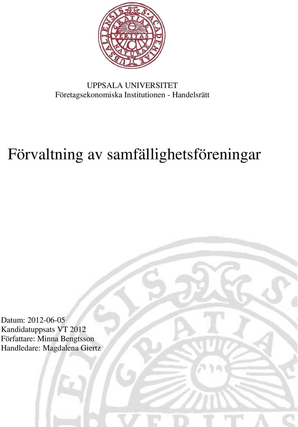 samfällighetsföreningar Datum: 2012-06-05