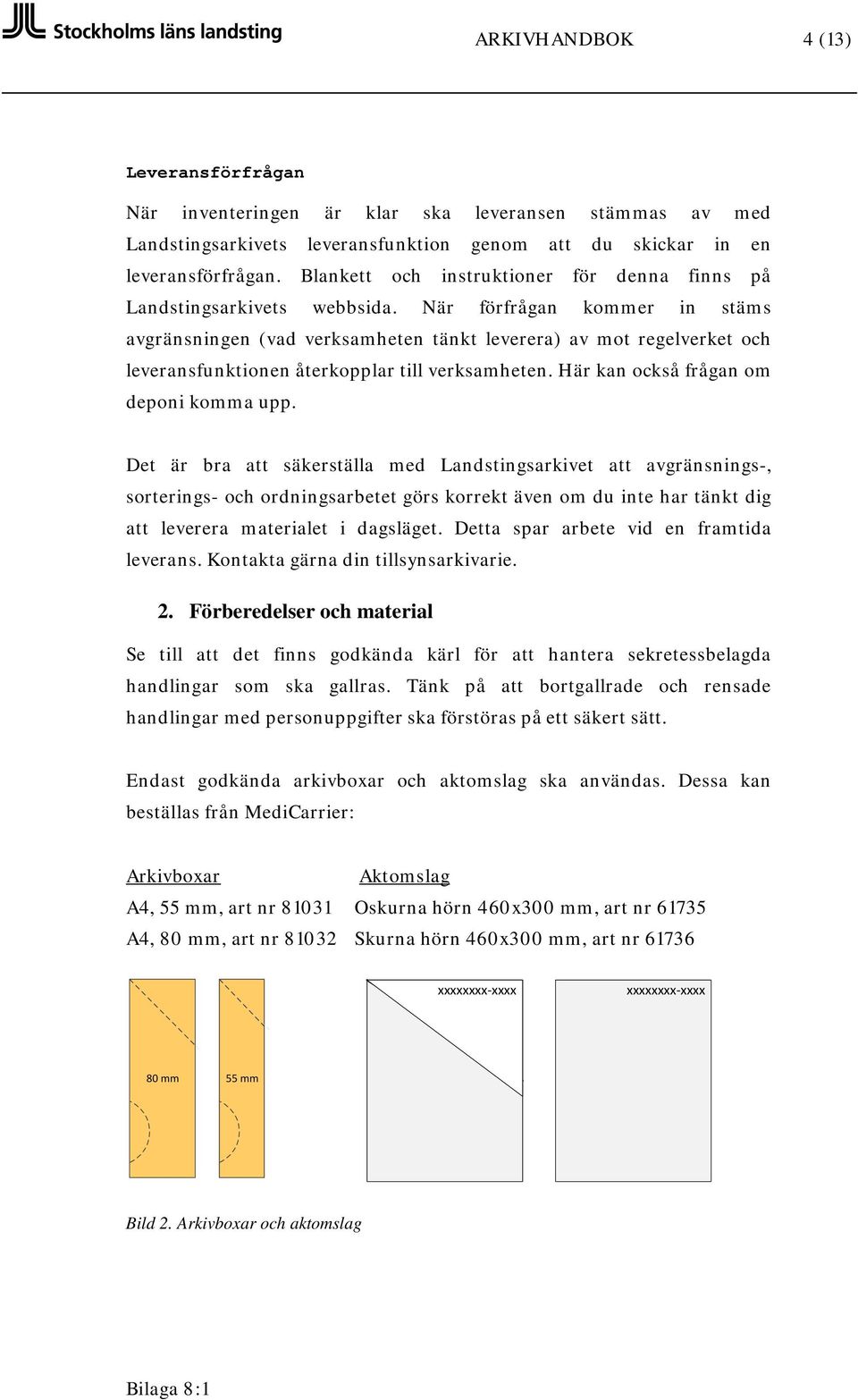 När förfrågan kommer in stäms avgränsningen (vad verksamheten tänkt leverera) av mot regelverket och leveransfunktionen återkopplar till verksamheten. Här kan också frågan om deponi komma upp.