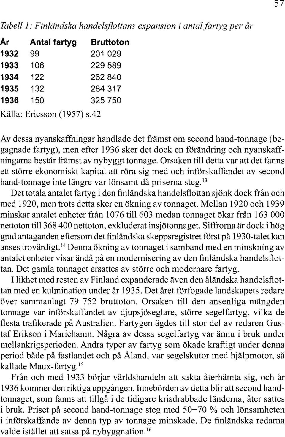 Orsaken till detta var att det fanns ett större ekonomiskt kapital att röra sig med och införskaffandet av seeond hand-tonnage inte längre var lönsamt då priserna steg.