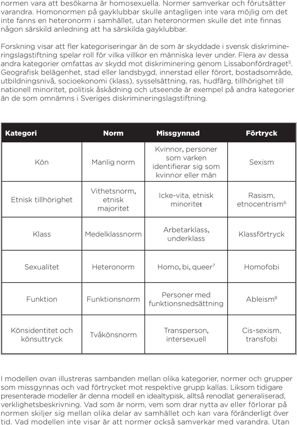 Forskning visar att fler kategoriseringar än de som är skyddade i svensk diskrimineringslagstiftning spelar roll för vilka villkor en människa lever under.