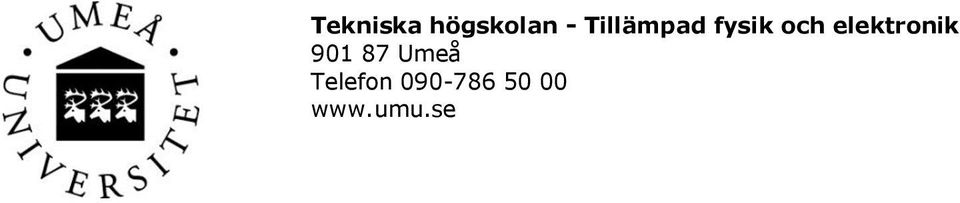 elektronik 901 87 Umeå