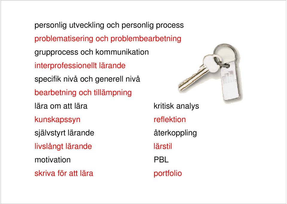 bearbetning och tillämpning lära om att lära kritisk analys kunskapssyn reflektion