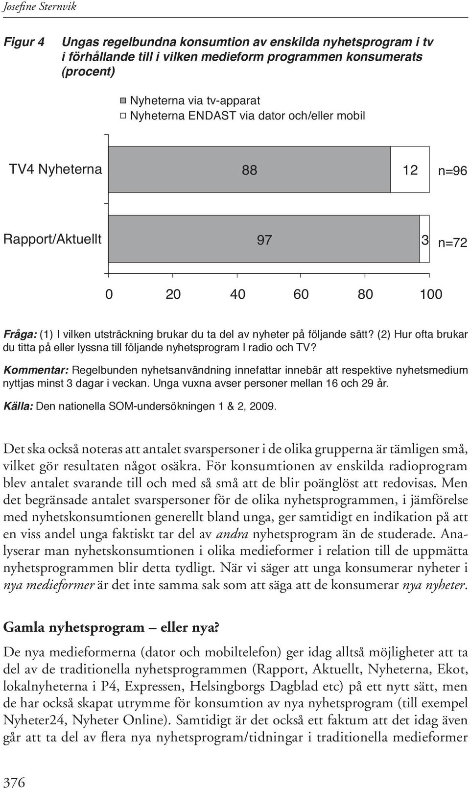 (2) Hur ofta brukar du titta på eller lyssna till följande nyhetsprogram I radio och TV?