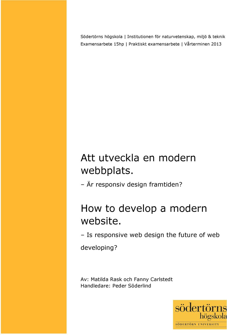Är responsiv design framtiden? How to develop a modern website.