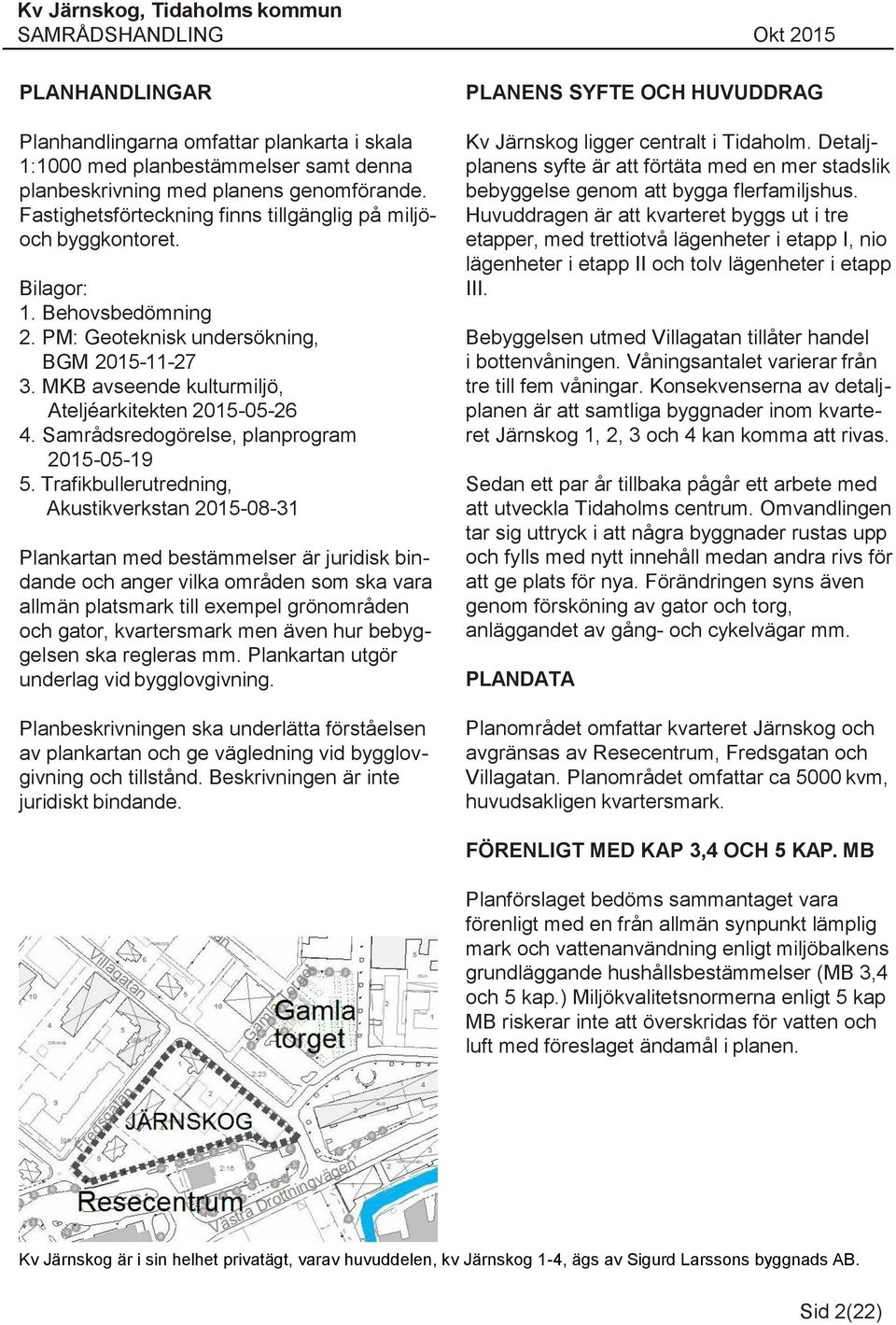 Samrådsredogörelse, planprogram 2015-05-19 5.