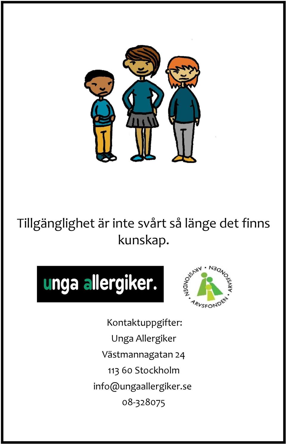 Kntaktuppgifter: Unga Allergiker