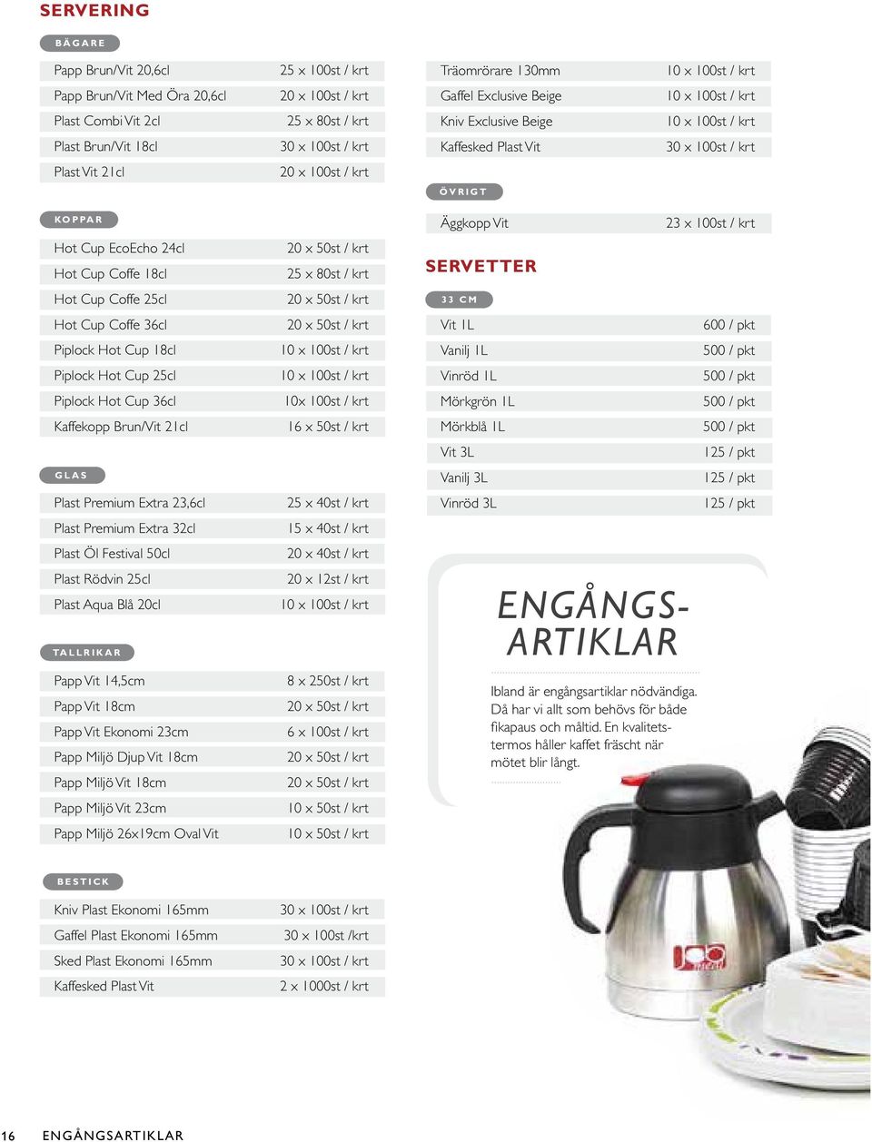 Coffe 18cl Hot Cup Coffe 25cl Hot Cup Coffe 36cl Piplock Hot Cup 18cl Piplock Hot Cup 25cl Piplock Hot Cup 36cl Kaffekopp Brun/Vit 21cl GLAS Plast Premium Extra 23,6cl Plast Premium Extra 32cl Plast