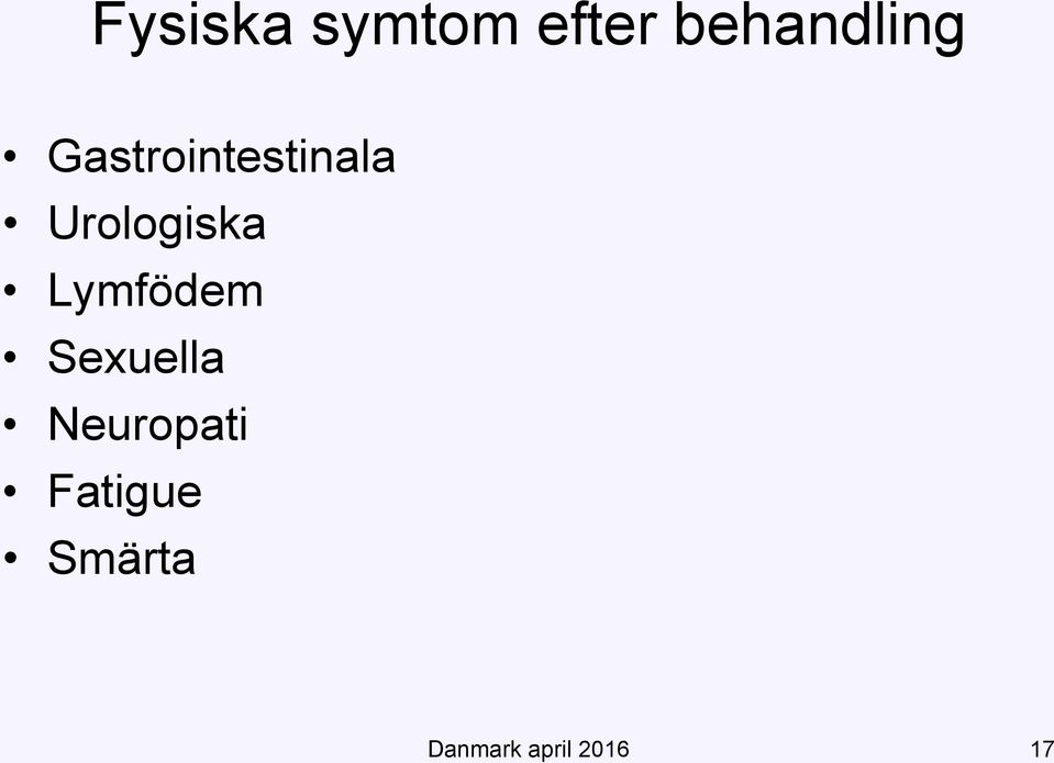 Lymfödem Sexuella Neuropati