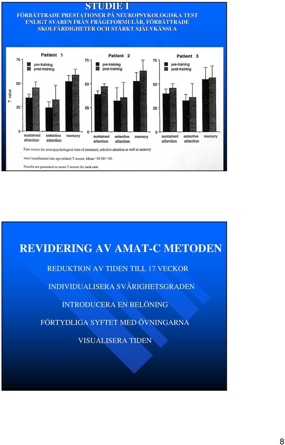 LVKÄNSLA REVIDERING AV AMAT-C METODEN REDUKTION AV TIDEN TILL 17 VECKOR