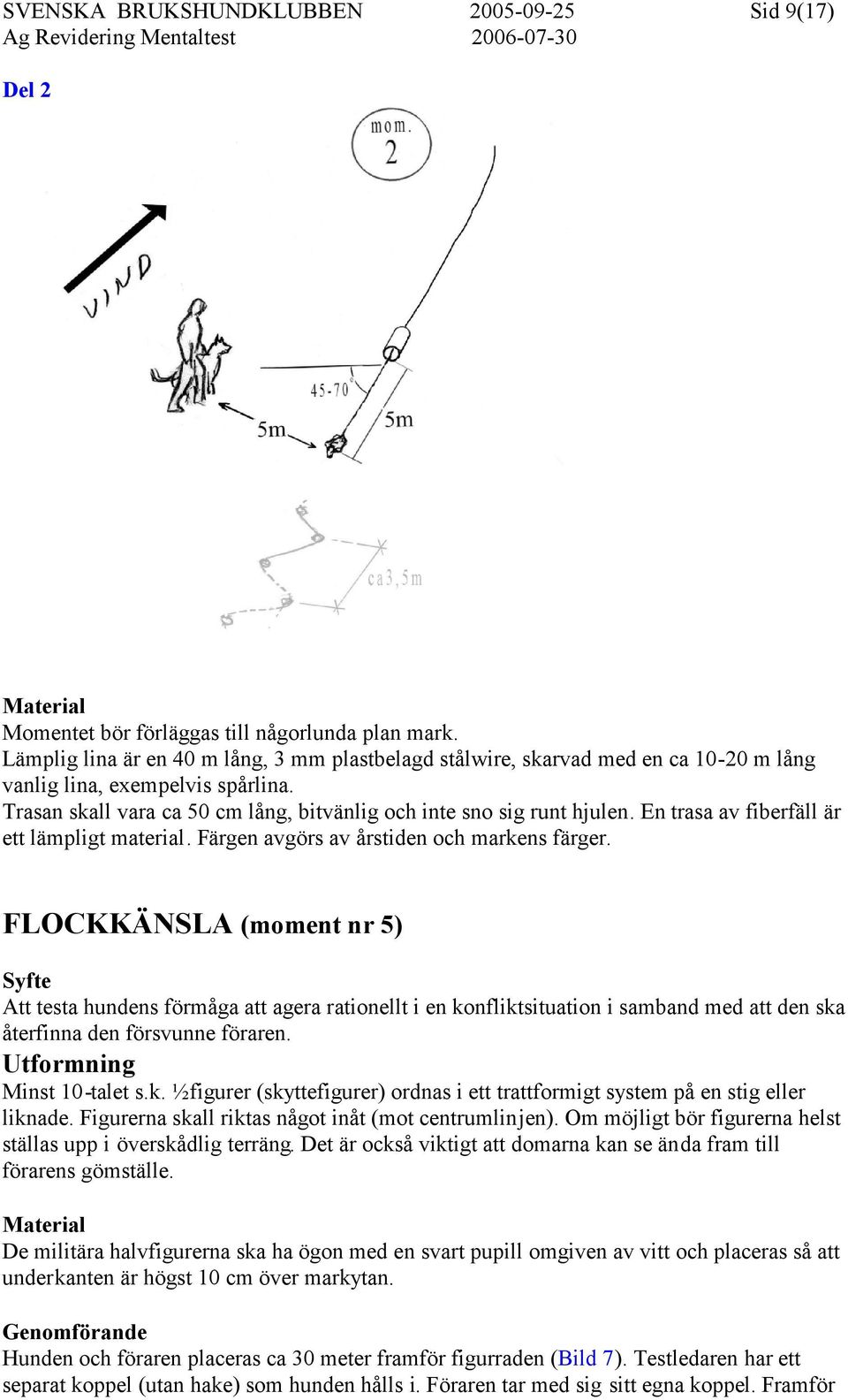 En trasa av fiberfäll är ett lämpligt material. Färgen avgörs av årstiden och markens färger.