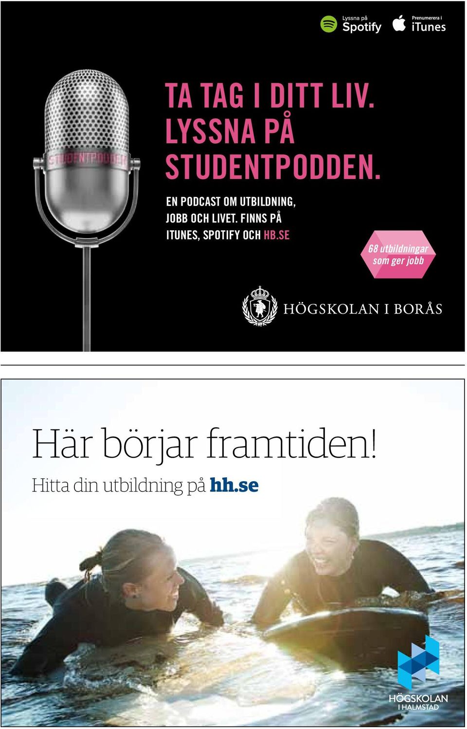 FINNS PÅ ITUNES, SPOTIFY OCH HB.