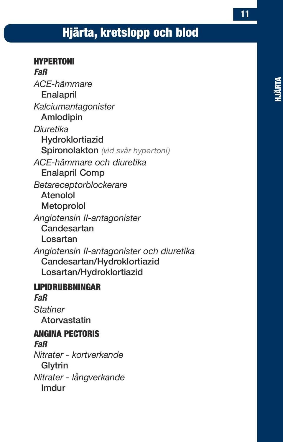 Angiotensin II-antagonister Candesartan Losartan Angiotensin II-antagonister och diuretika Candesartan/Hydroklortiazid