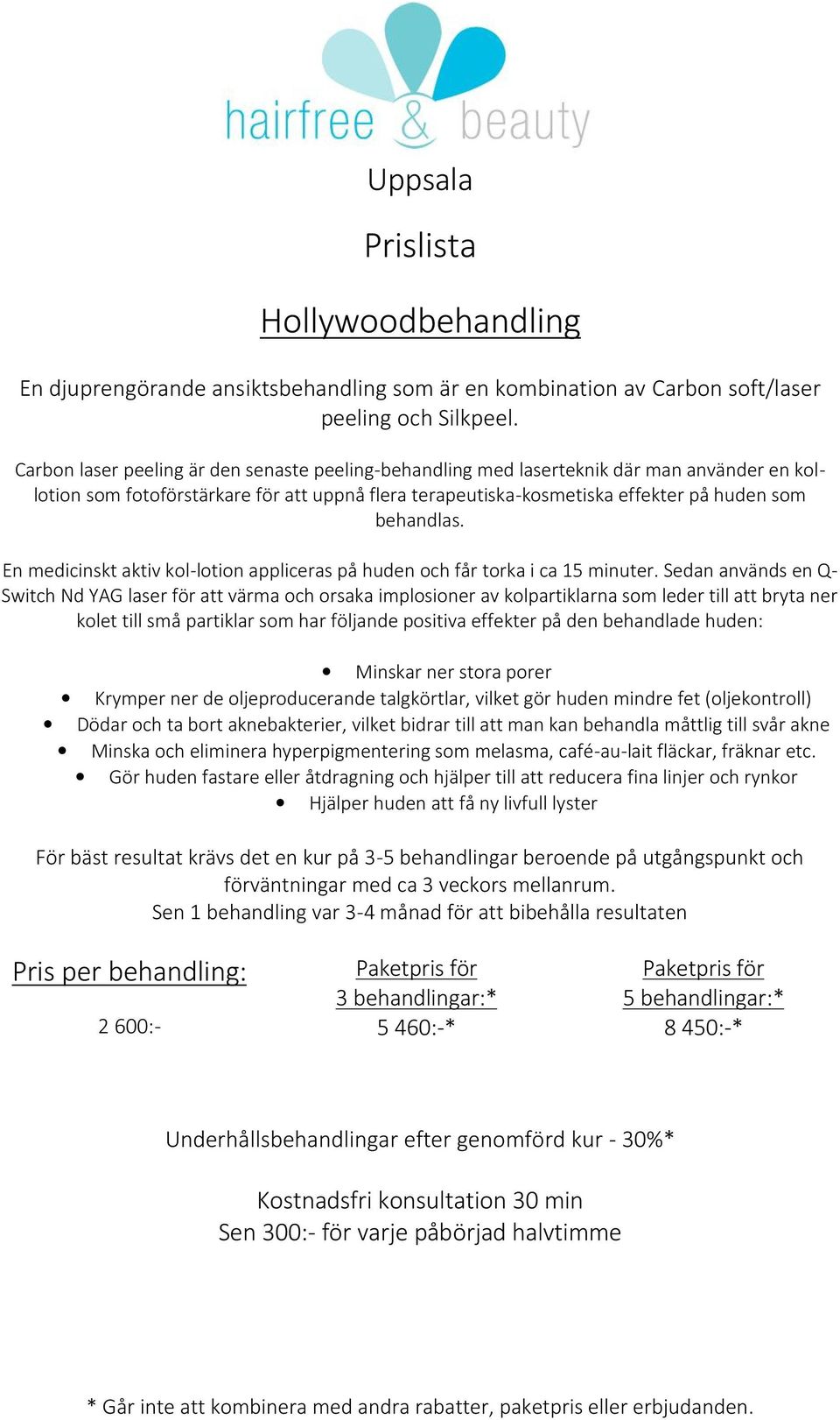 En medicinskt aktiv kol-lotion appliceras på huden och får torka i ca 15 minuter.