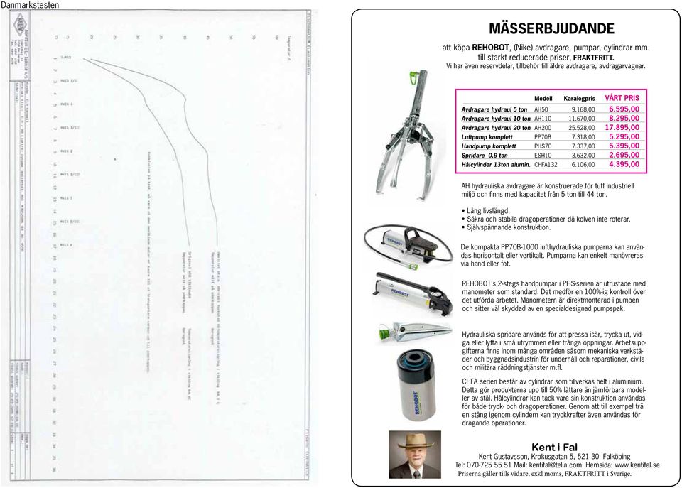 295,00 Avdragare hydraul 20 ton AH200 25.528,00 17.895,00 Luftpump komplett PP70B 7.318,00 5.295,00 Handpump komplett PHS70 7.337,00 5.395,00 Spridare 0,9 ton ESH10 3.632,00 2.