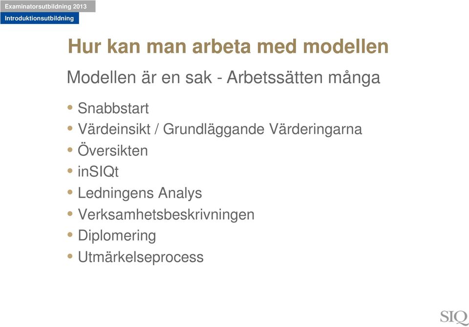 Grundläggande Värderingarna Översikten insiqt