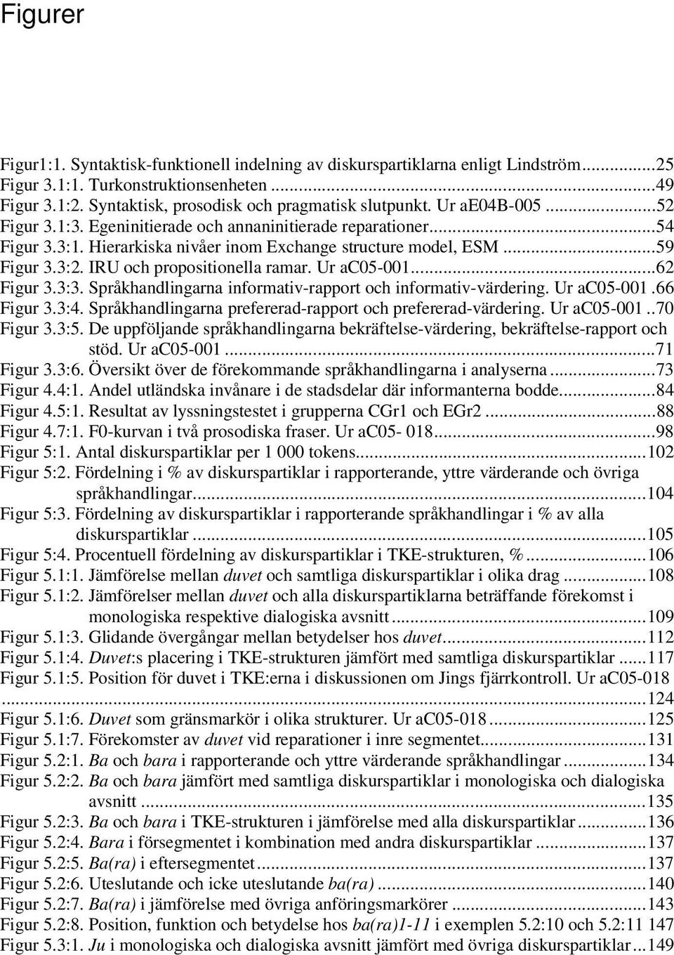 Ur ac05-001...62 Figur 3.3:3. Språkhandlingarna informativ-rapport och informativ-värdering. Ur ac05-001.66 Figur 3.3:4. Språkhandlingarna prefererad-rapport och prefererad-värdering. Ur ac05-001..70 Figur 3.