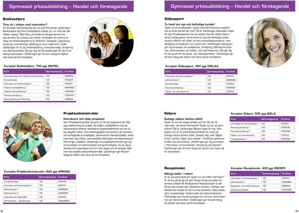 Kunskaper om varorna är viktig och arbetsuppgifterna är skiftande: kassajobb, uppackning, sortering, prismärkning, påfyllning av varor med mera.