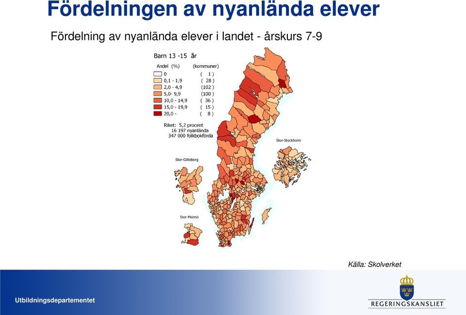 nyanlända elever i landet