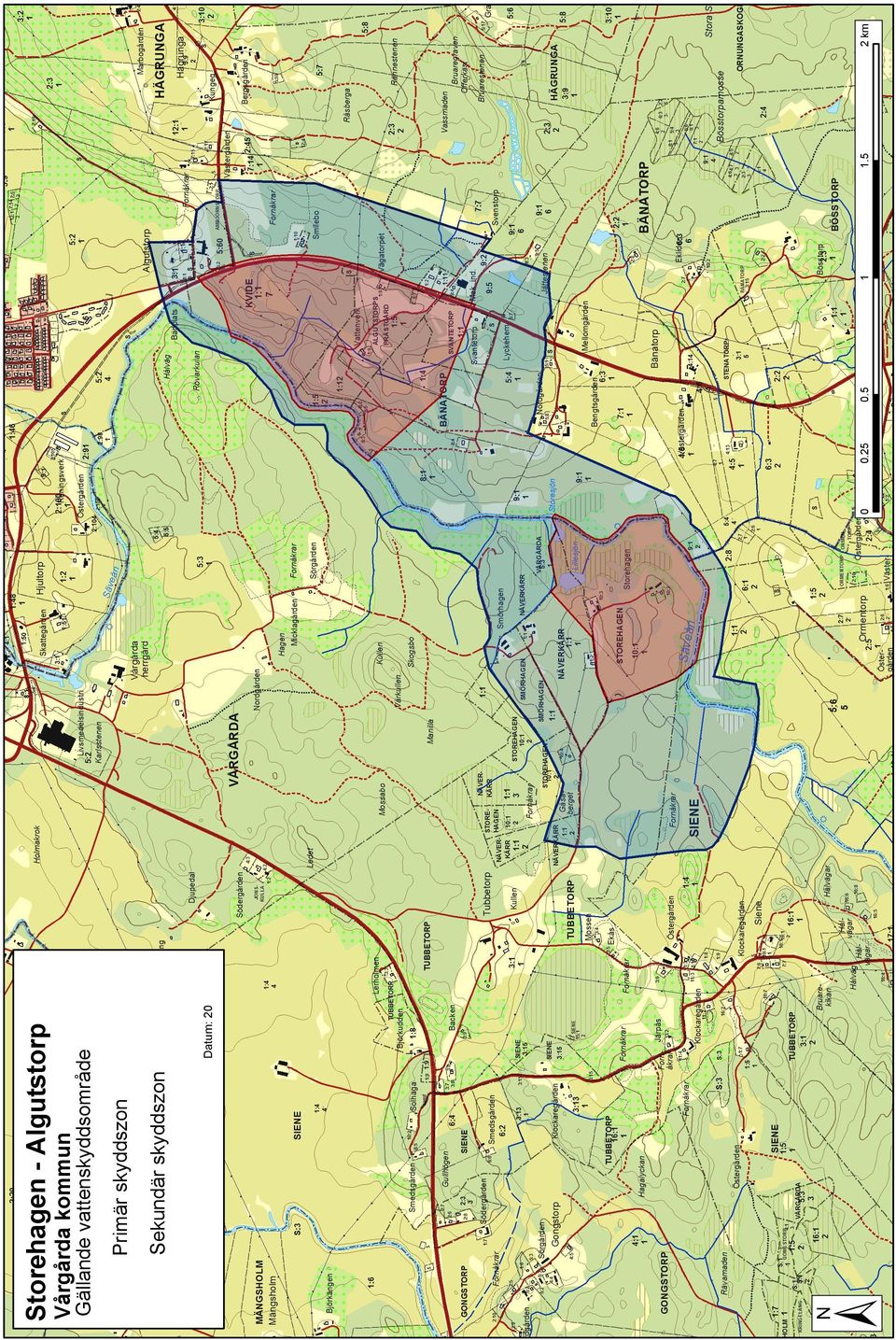 Gällande vattenskyddsområde Vårgårda