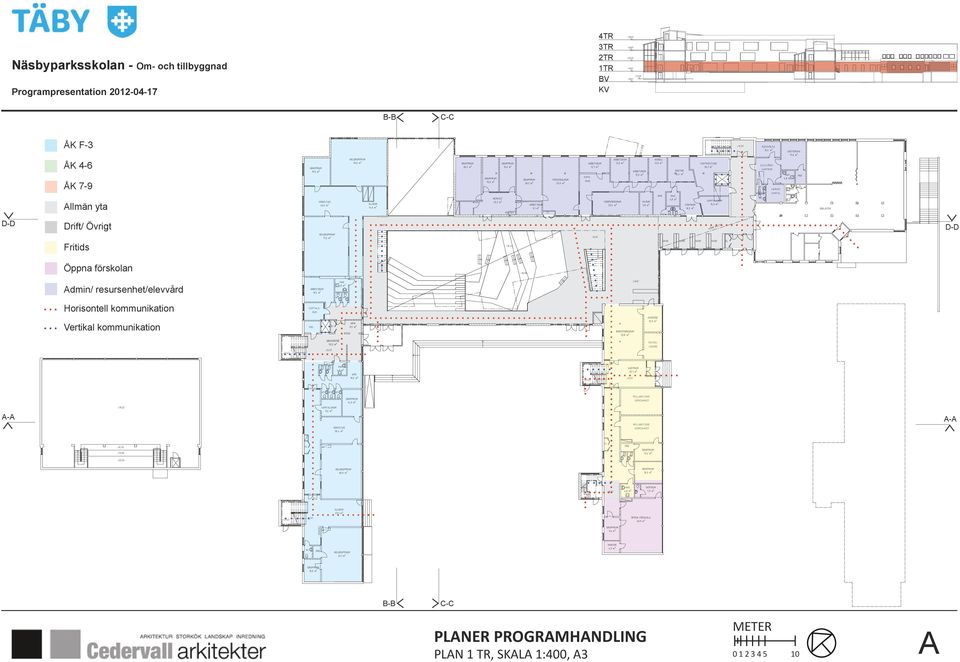 m² RBETSRUM REKTOR 12,0 m² 15,4 m² KPR R 4,8 m² VILRUM SMTLSRUM 7,8 m² VÄNTRUM 15,0 m² 16,5 m² SEKTION KÅBE MTT SKOR SKOR SKOR SKOR EVVÅRD/ VÄNTRUM H 4,8 m² VILRUM/ H SMTL BIBLIOTEK +13,50 +13,00