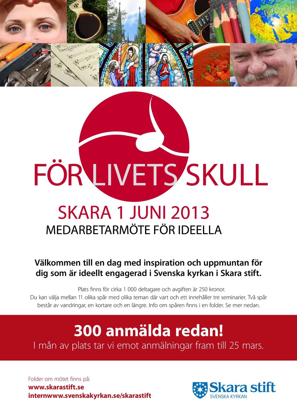 Du kan välja mellan 11 olika spår med olika teman där vart och ett innehåller tre seminarier.
