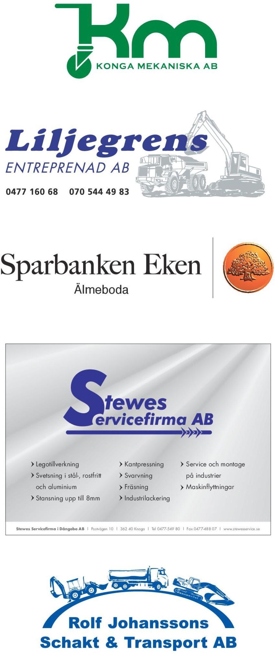 montage på industrier Maskinflyttningar Pantone 356 C Stewes Servicefirma i