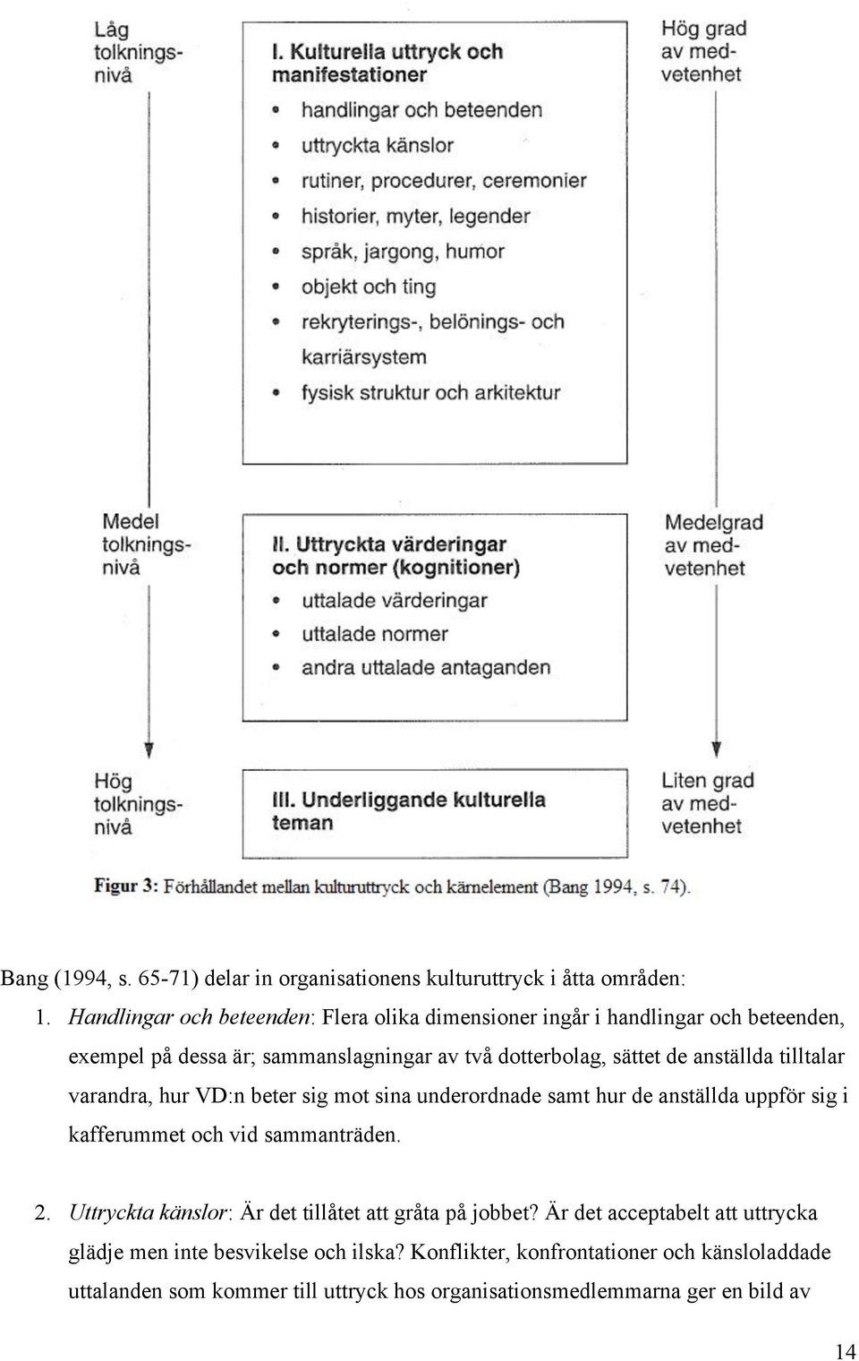 anställda tilltalar varandra, hur VD:n beter sig mot sina underordnade samt hur de anställda uppför sig i kafferummet och vid sammanträden. 2.