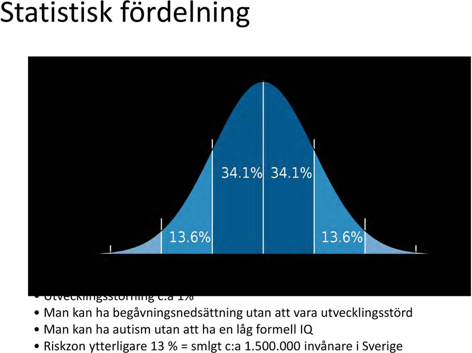 Man kan ha autism utan att ha en låg formell IQ Riskzon