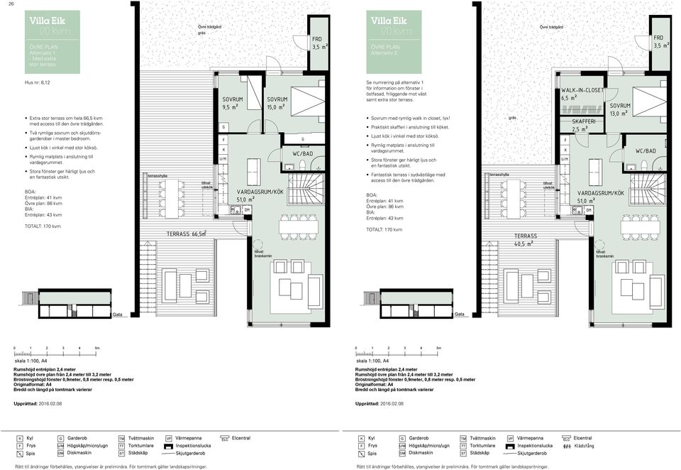 information om fönster i Eextra stor terrass om hela 66,5 kvm med access till den övre trädgården. Ttvå rymliga sovrum och skjutdörrsgarderober i master bedroom. en fantastisk utsikt.