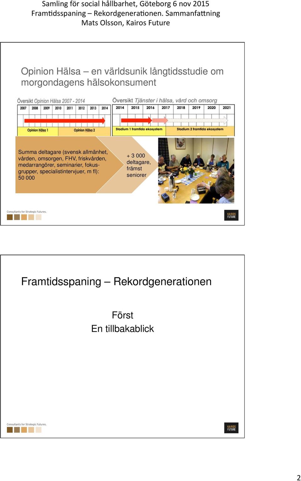 FHV, friskvården, medarrangörer, seminarier, fokusgrupper,