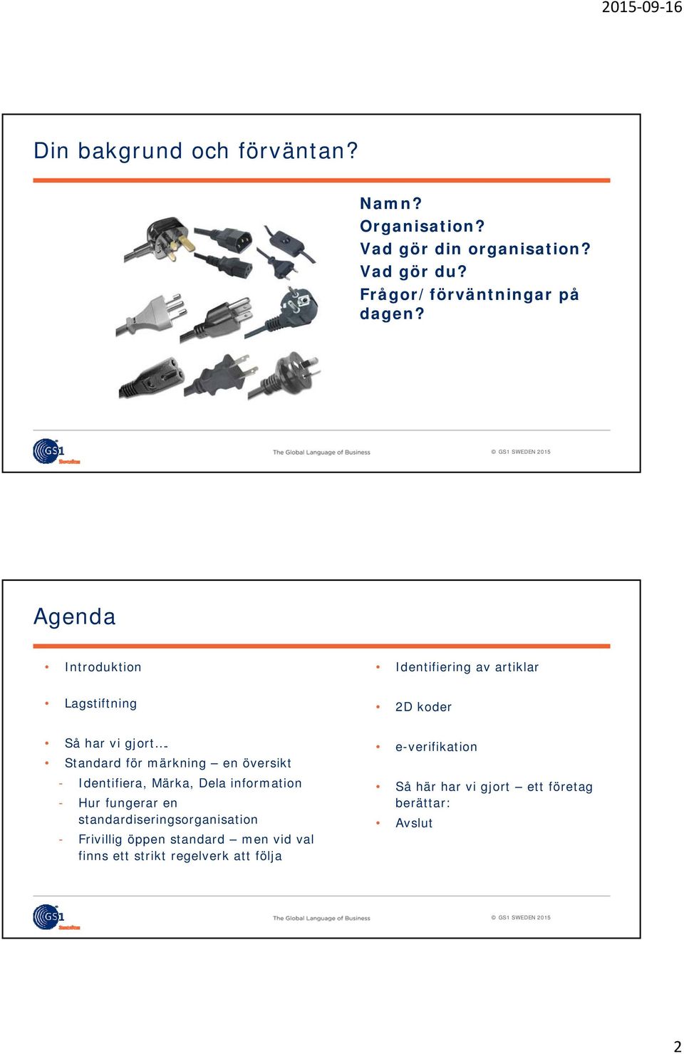 Standard för märkning en översikt - Identifiera, Märka, Dela information - Hur fungerar en