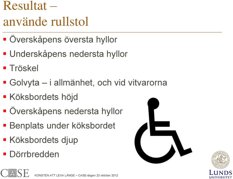 och vid vitvarorna Köksbordets höjd Överskåpens nedersta