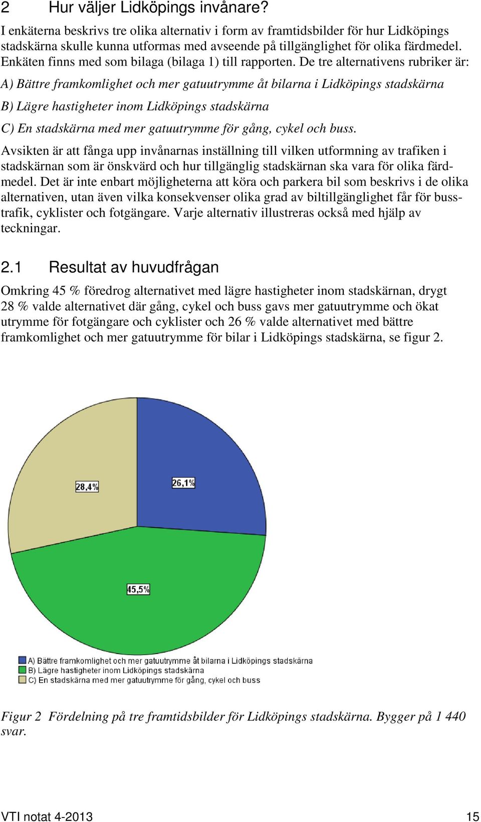 Enkäten finns med som bilaga (bilaga 1) till rapporten.