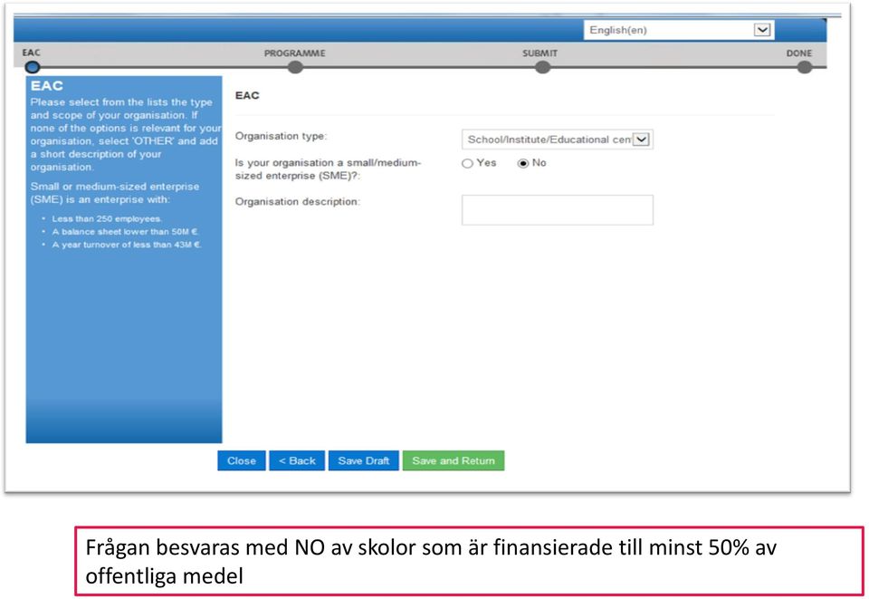 finansierade till