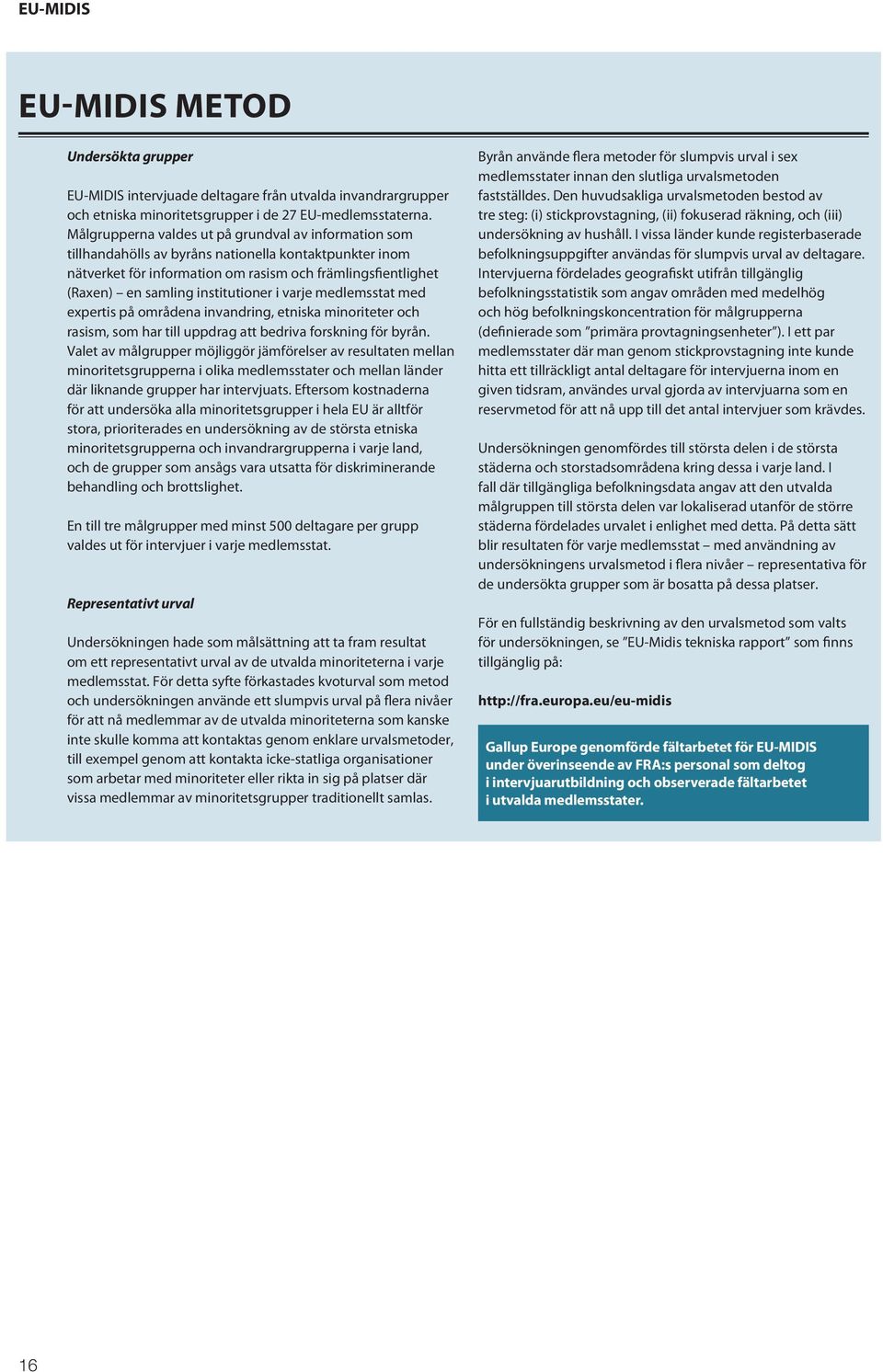 institutioner i varje medlemsstat med expertis på områdena invandring, etniska minoriteter och rasism, som har till uppdrag att bedriva forskning för byrån.