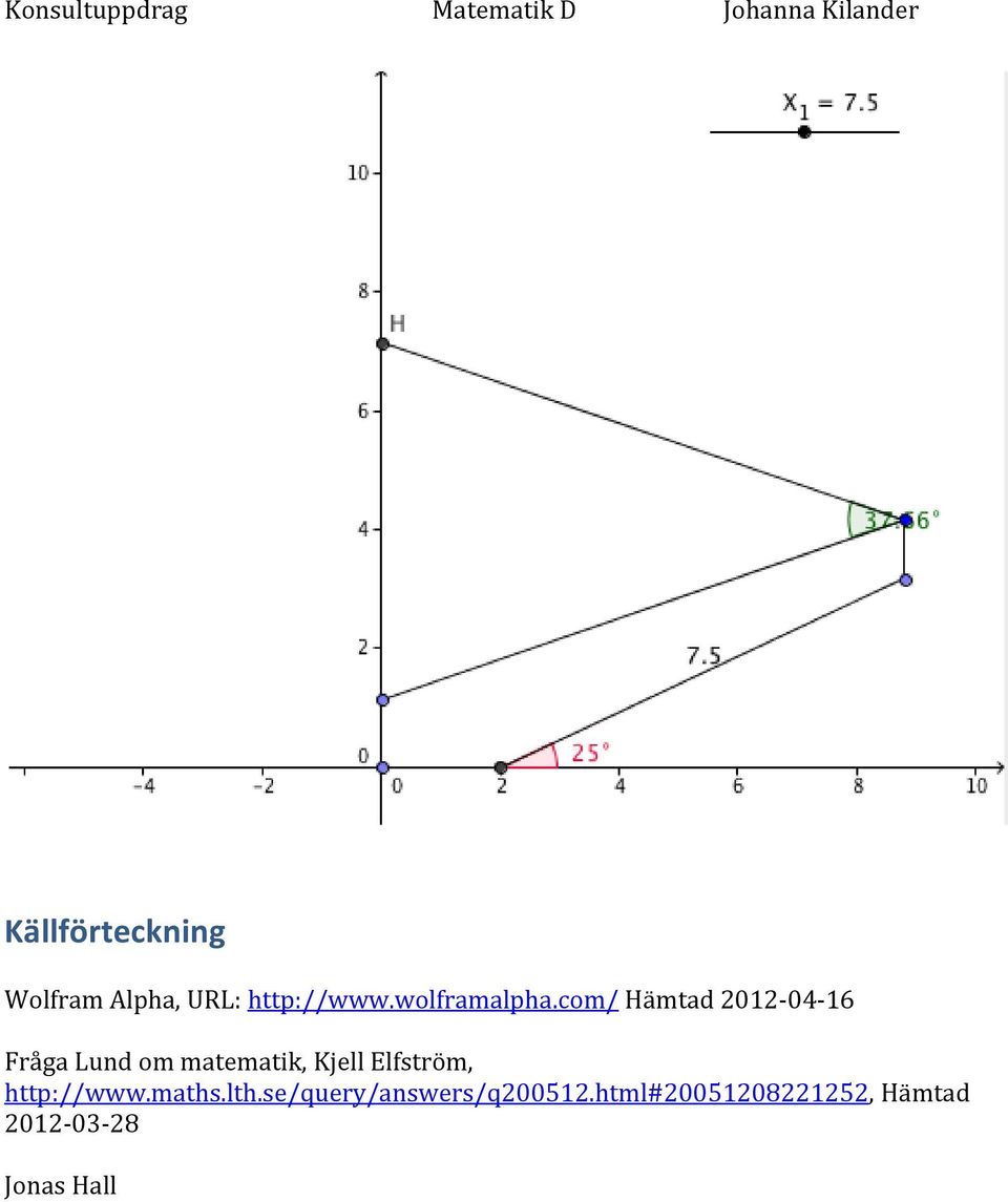 com/ Hämtad 2012-04-16 Fråga Lund om matematik, Kjell