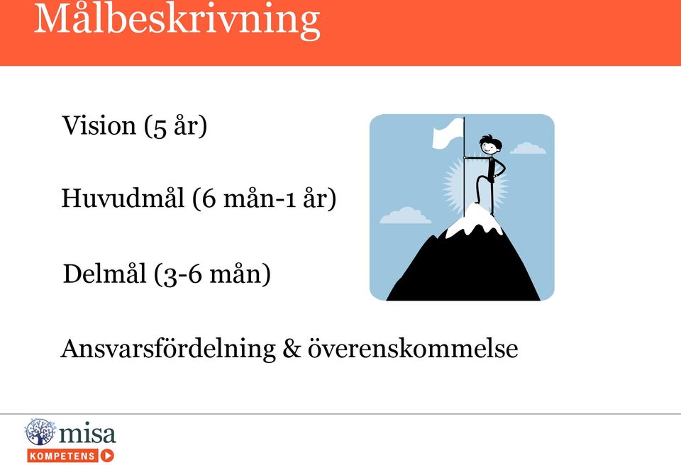 Delmål (3-6 mån)