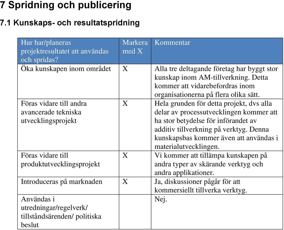 Detta kommer att vidarebefordras inom organisationerna på flera olika sätt.