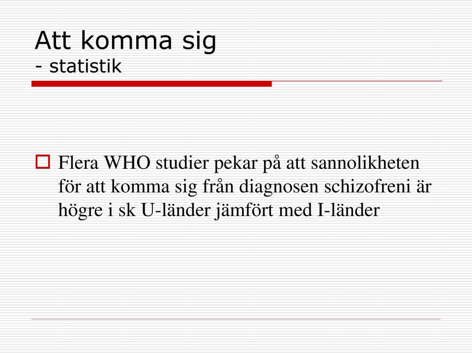 att komma sig från diagnosen