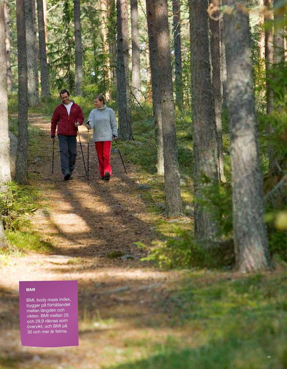 BMI mellan 25 och 29,9 räknas som