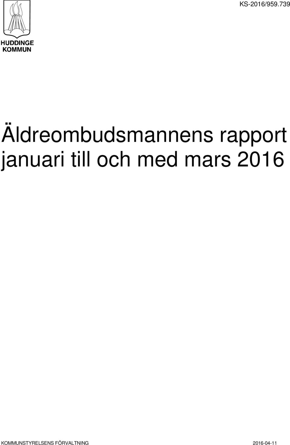 rapport januari till och med