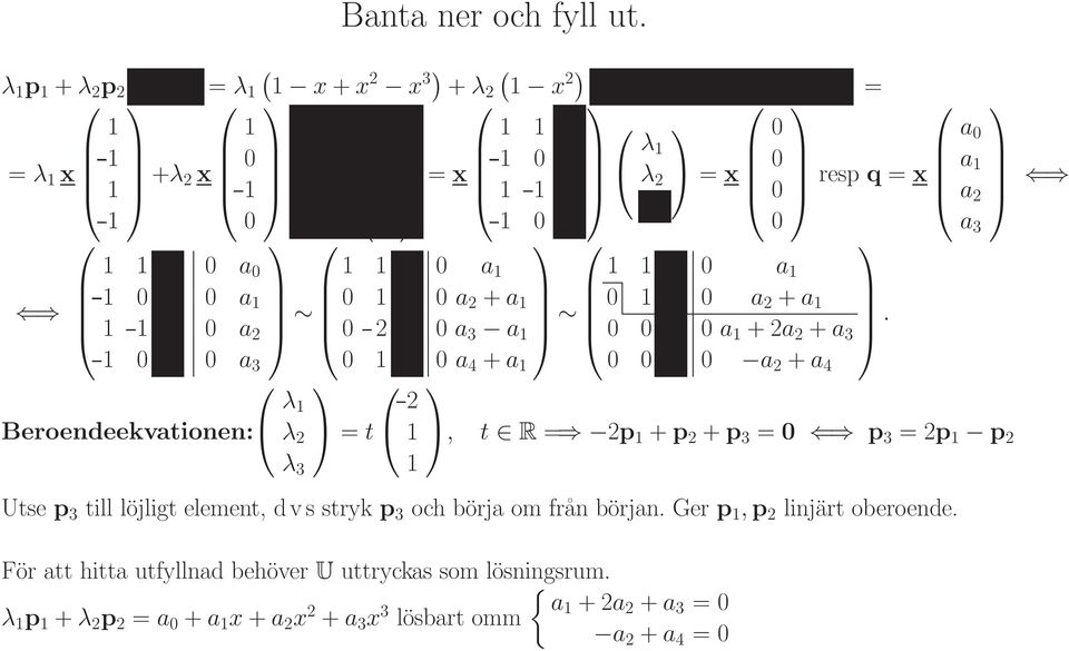 a 6Ì8 6Í 6 3 a 6 4 6Õ5 a +a 6Óa 6 4 6Õ5 a +a a +a + 6 4.