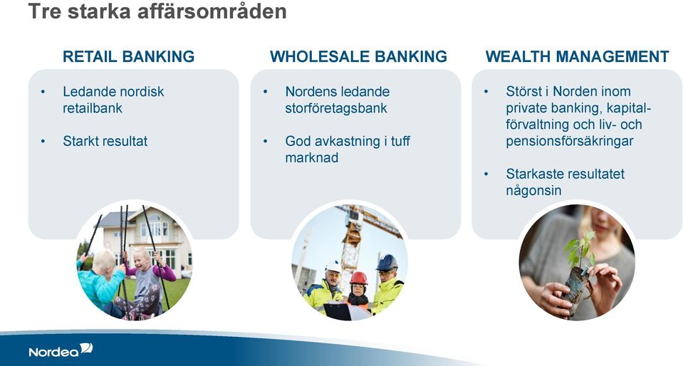 God avkastning i tuff marknad Störst i Norden inom private banking,