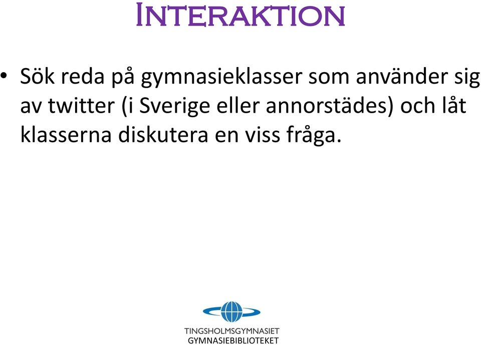 av twitter (i Sverige eller