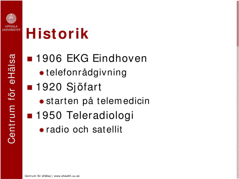 Sjöfart starten på