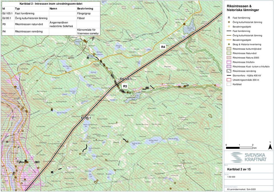 Ångermanälven nedströms Sollefteå iksintressen &