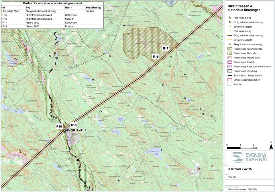 iksintressen naturvård Moälven 7 Natura Kålhuvudet 8