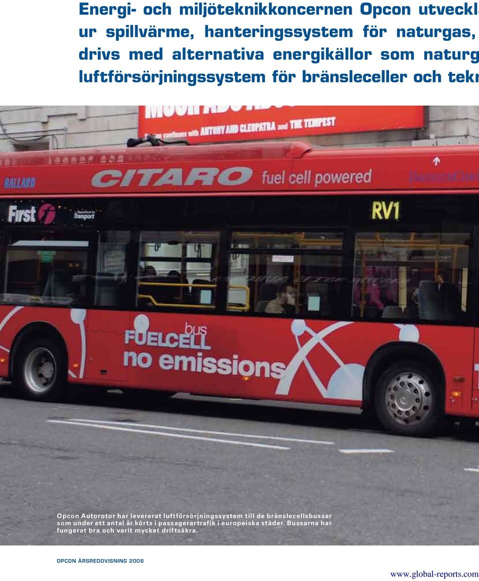 har levererat luftförsörjningssystem till de bränslecellsbussar som under ett antal år körts i