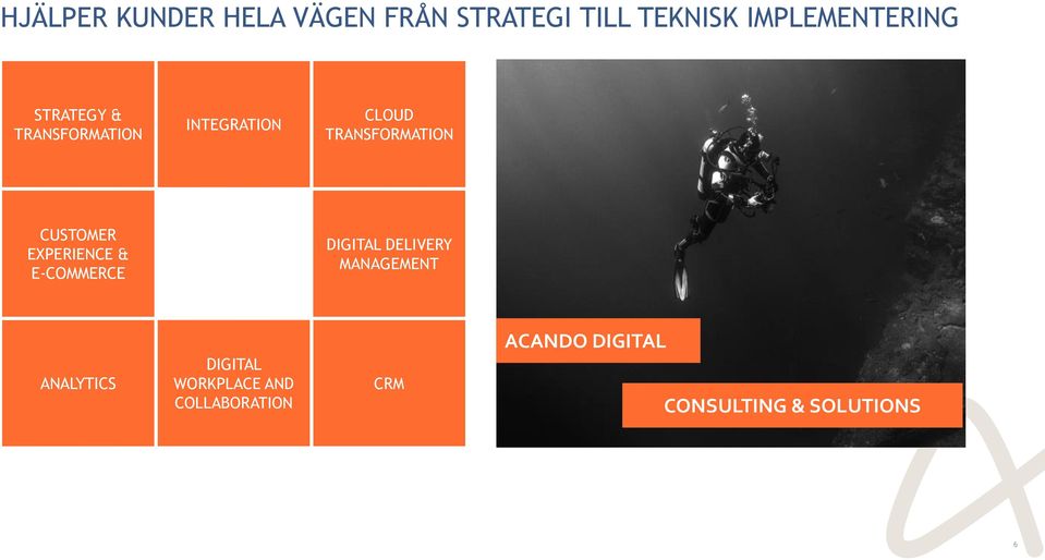 EXPERIENCE & E-COMMERCE DIGITAL DELIVERY MANAGEMENT ANALYTICS DIGITAL