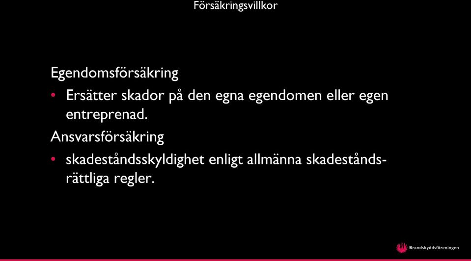 egen entreprenad.